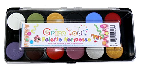 Grim'tout - gt41687 - palette kermesse - 12 couleurs code EAN 3700010416873 