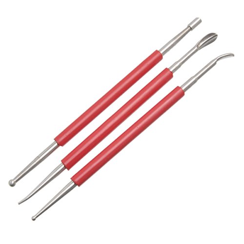 Set 3 pièces en acier inoxydable cire outil de ...