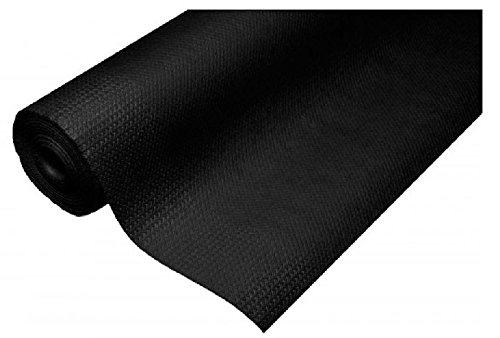 Fetez-Moi Fetez moi - Nappe en Papier Gaufré Noire (20 mètres x 1.18 mètre) code EAN 3700022928203 