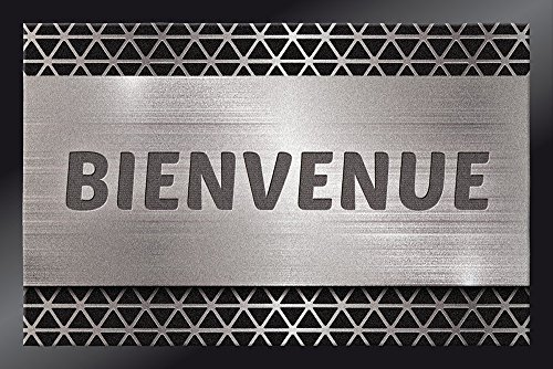 4060 decoreel bienvenue alu brosse tapis pailla...