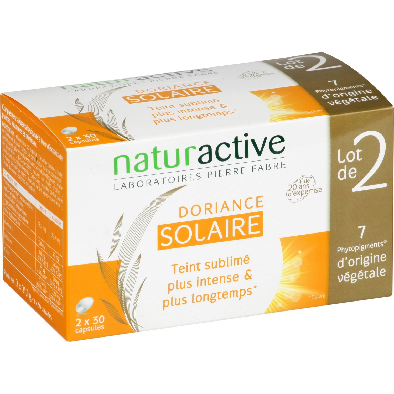 Complément alimentaire Doriance Solaire NATURAC...