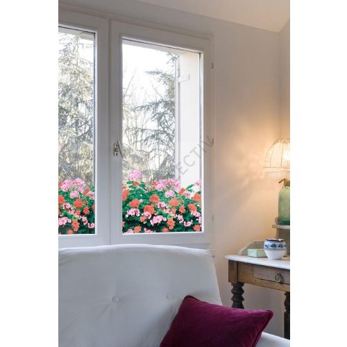 Reflectiv Film à fleurs transparentes - Géraniums - 60 cm x 200 cm 3700041805400 (3700041805400)