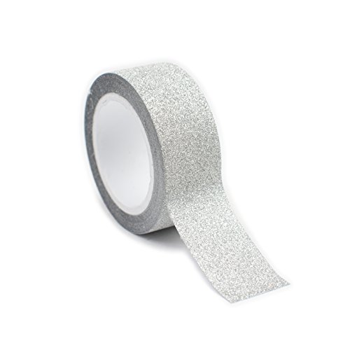Ammi Masking Tape pailleté - 15 mm - Argenté - Ammi code EAN 3700043025431 