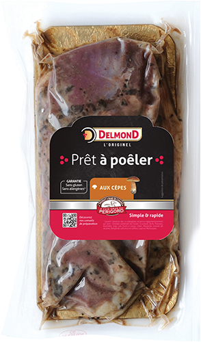 DELMOND MAGRET DE CANARD 
DU PÉRIGORD MARINÉ
PRÊT À POÊLER code EAN 3700057809058 