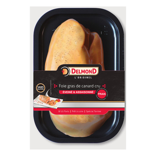 Foie gras de canard cru frais