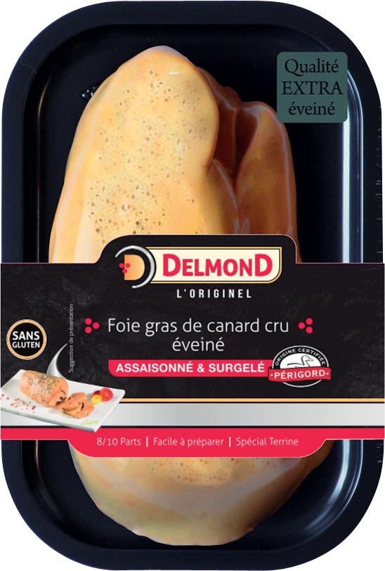 Foie gras de canard cru éveiné