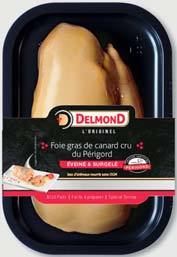 FOIE GRAS DE CANARD CRU ÉVEINÉ DU PÉRIGORD SURGELÉ “DELMOND L’ORIGINEL” 3700057809744 (3700057809744)