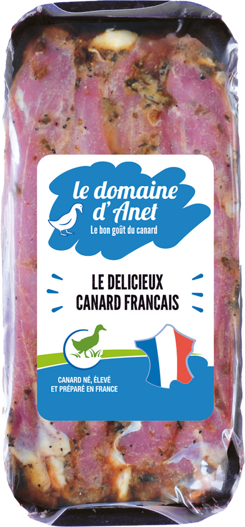 Aiguillettes de canard marinées aux cèpes