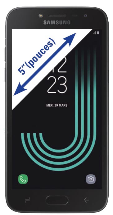 ENSEMBLE SMARTPHONE GALAXY J2 NOIR + COQUE + VE...