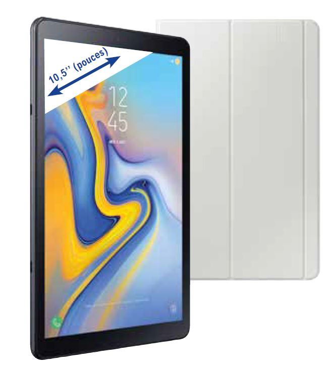 TABLETTE GALAXY TAB A 10,5 GRIS + ÉTUI