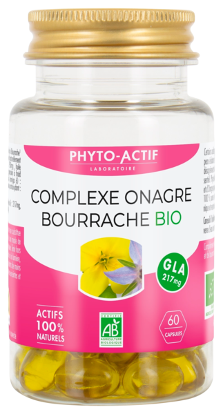 Phyto-Actif Complexe Onagre Bourrache Bio code EAN 3700067373419 