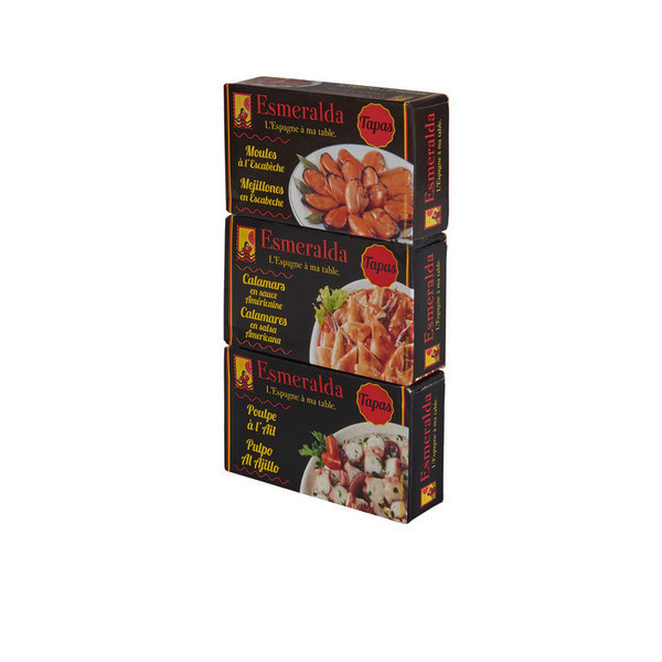 esmeralda Assortiment 3 tapas code EAN 3700068145220 