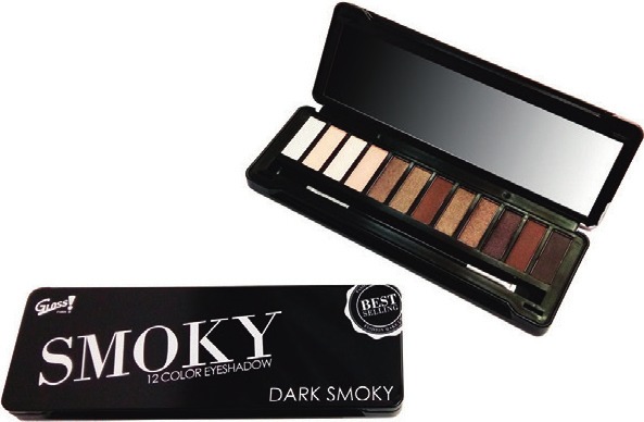 PALETTE BLACK 12 FARDS À PAUPIÈRES GLOSS