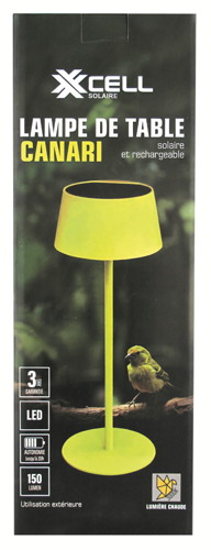 LAMPE DE TABLE SOLAIRE