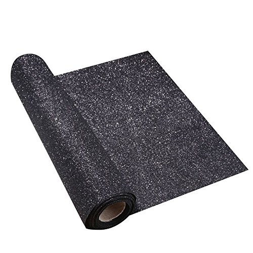 CHEMIN DE TABLE PAILLETÉ NOIR 30CMx3M