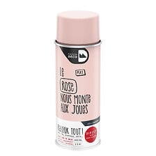 Peinture aérosol Relook Tout - Rose - Mat - 400ml