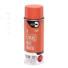Peinture aérosol Relook Tout - Corail - Satin -...