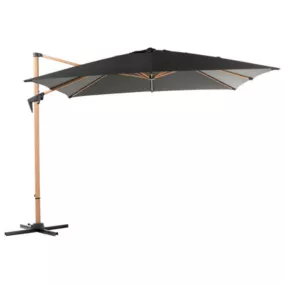  Parasol déporté Roma 3x3m mat en aluminium code EAN 3700103094056 