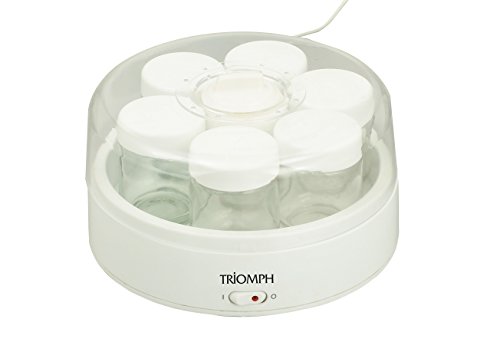 Triomph ETF1516 Yaourtière avec 7 Pots Blanc 26...