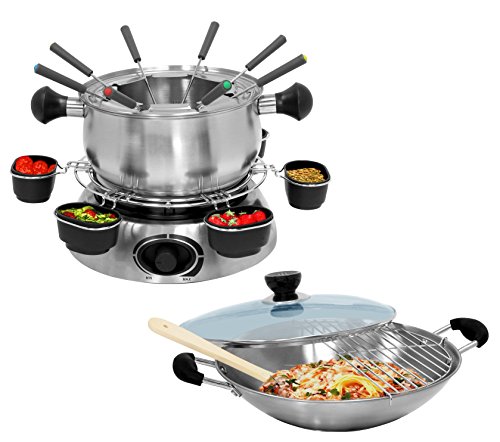 Triomph ETF2026 Fondue Electrique/Wok Aluminium...