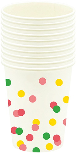 GOBELETS CARTON 21 CL DÉCORÉS