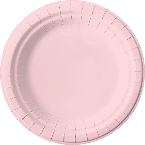  8 ASSIETTES EN CARTON ROSE PASTEL code EAN 3700133702006 