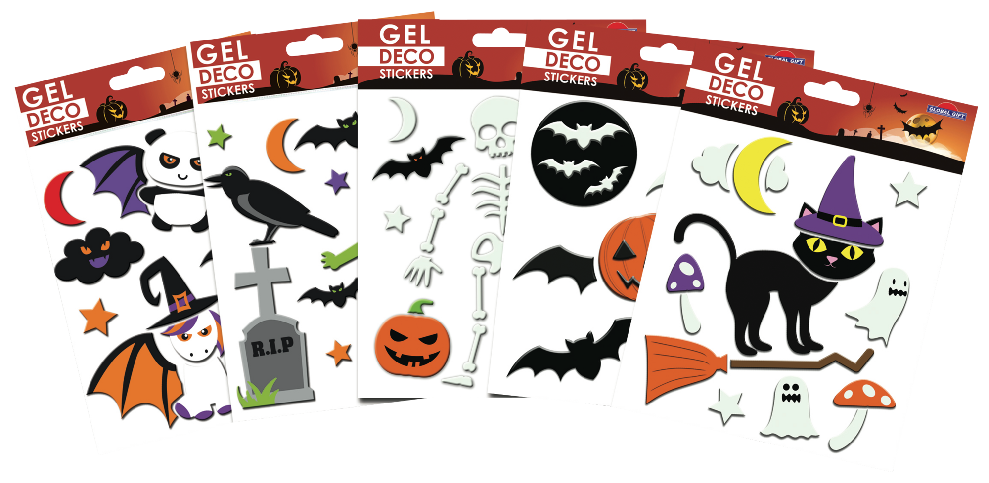  GEL STICKERS HALLOWEEN code EAN 3700139901236 