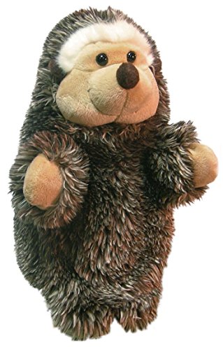 - pel02917 - marionnette peluche 23 cm - herisson
