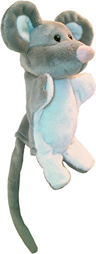 - pel60060 - marionnette peluche 23 cm - souris