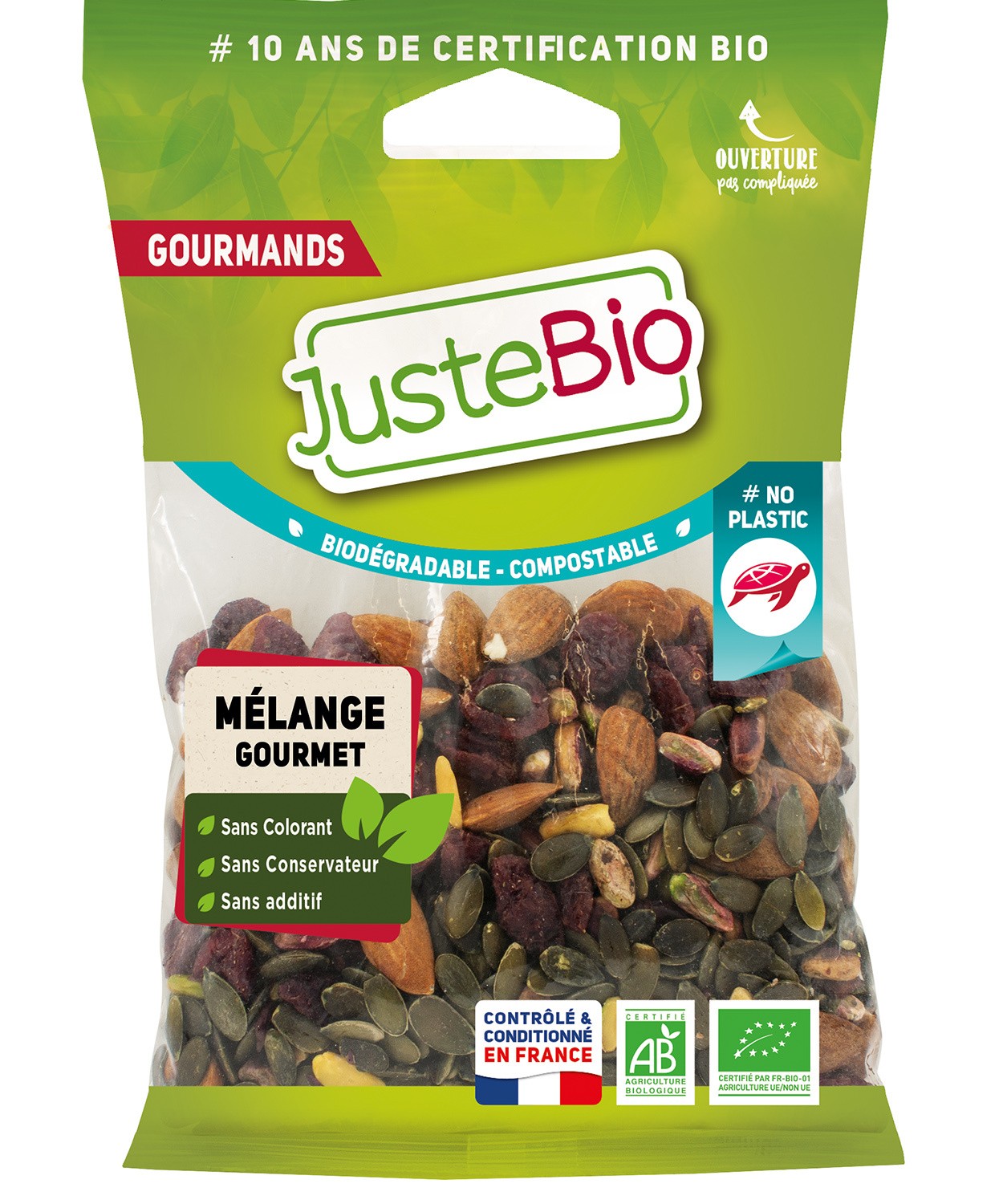 Mélange Canneberges, amandes, graines de courge...