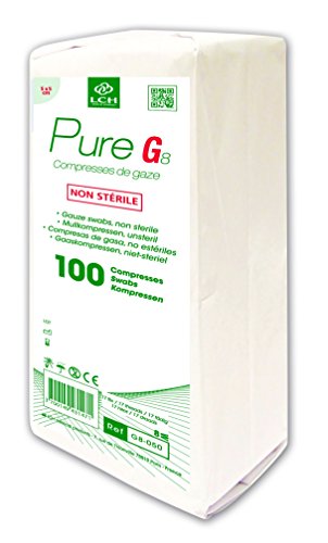LCH Compresse de gaze non stérile 5 x 5 cm 3700149431624 (3700149431624)