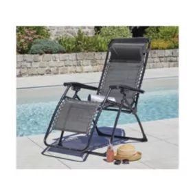  Bain de soleil  en acier coloris gris anthracite code EAN 3700156617226 