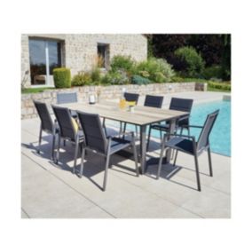  Ensemble repas de jardin  10 places en  chêne doré code EAN 3700156622312 