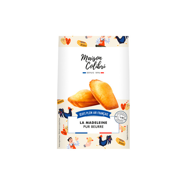 COLIBRI Madeleines nature code EAN 3700157500190 