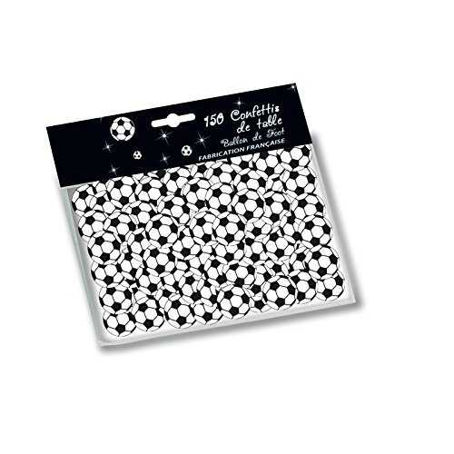 150 confettis de table ballon de foot