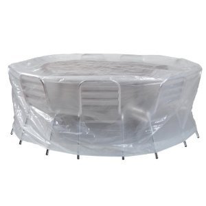 HOUSSE RONDE POUR TABLE DE SALON DE JARDIN diam...