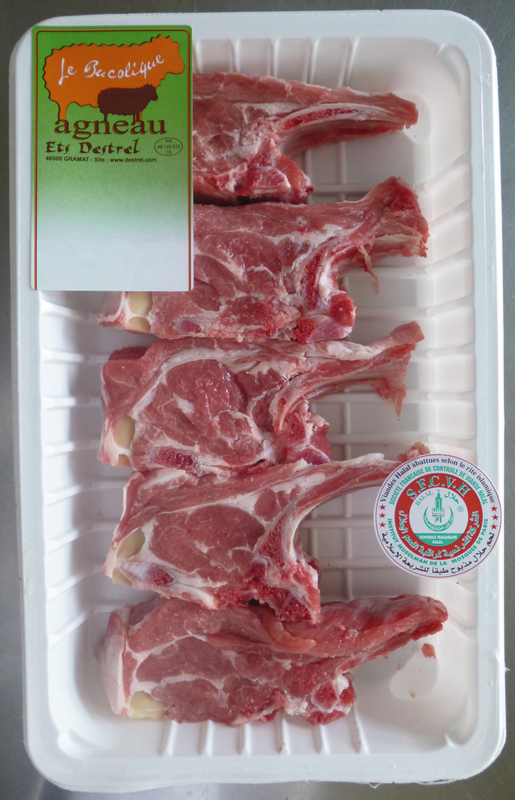 AGNEAU CÔTES** HALAL À GRILLER  3700197503410 (3700197503410)