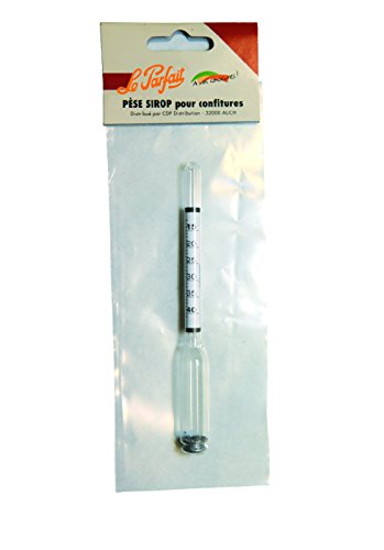 2034 pèse sirop confitures verre/métal argent/t...