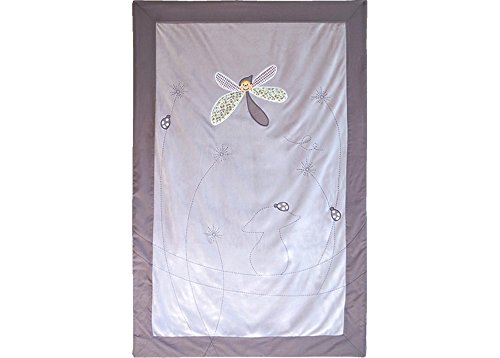 Ts0817 édredon sidonie tissu violet