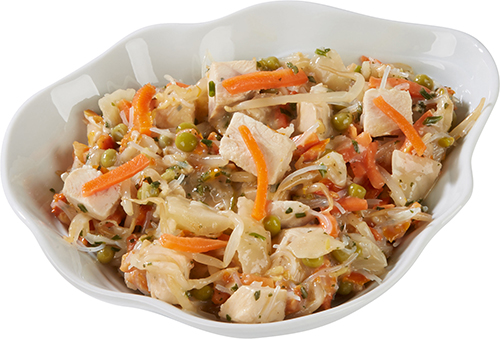 AMAND TRAITEUR SALADE THAÏ AUX LÉGUMES ET AU POULET code EAN 3700212546606 