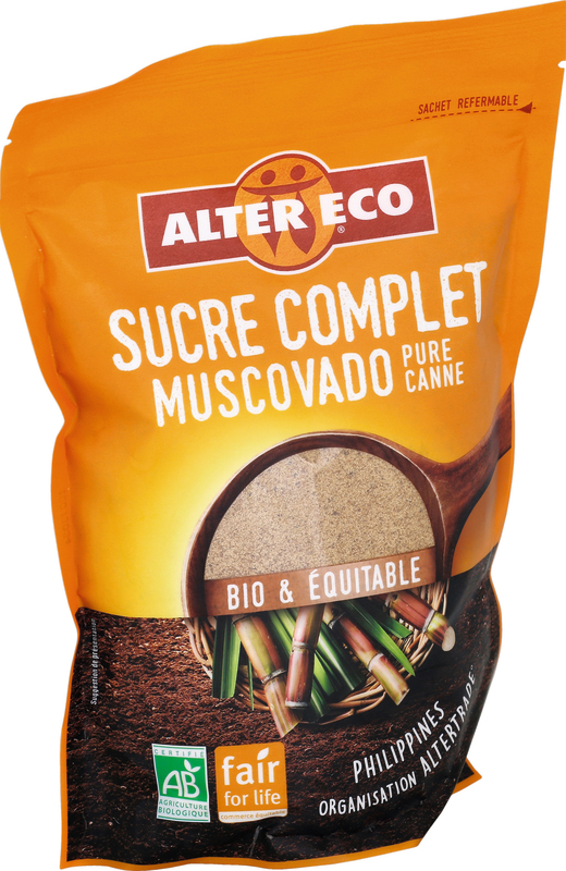 Sucre complet MUSCOVADO