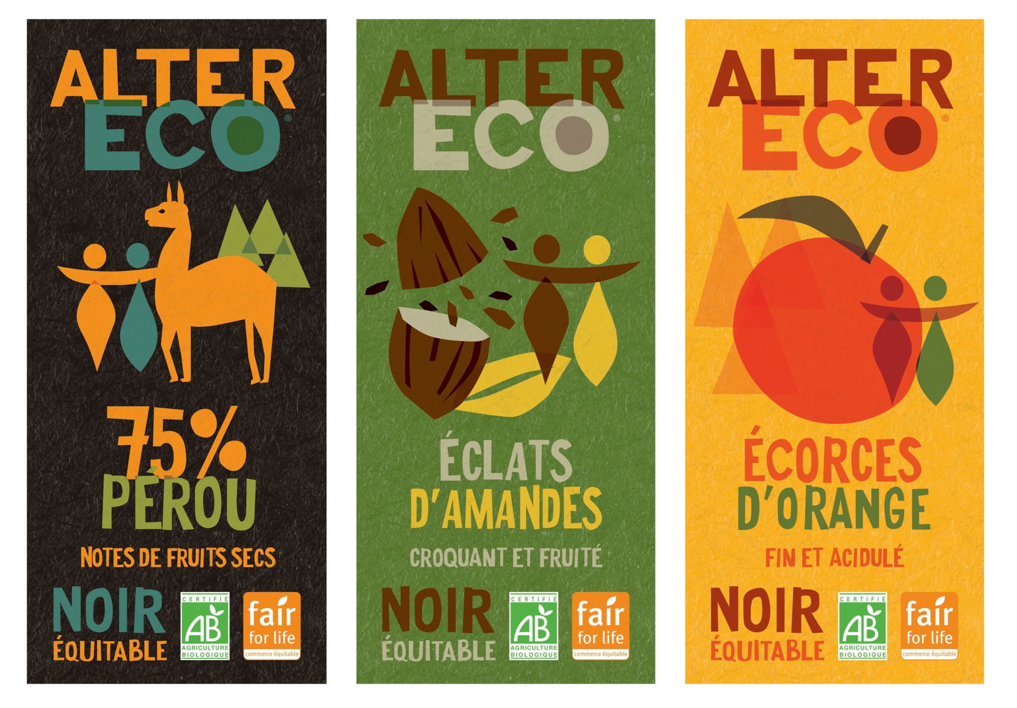 ALTER ECO SUR LES PRODUITS PRÉSENTS EN MAGASIN DE LA GAMME CHOCOLATS ALTER ECO code EAN 3700214614259 