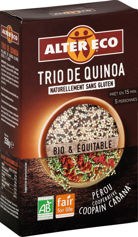 ALTER ECO TRIO DE QUINOA BIO ALTER ECO code EAN 3700214618011 