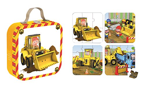 - j02885 - valisette 4 puzzles tractopelle axel