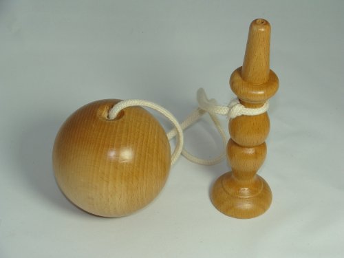 Bilboquet en bois, artisanat français 3700217340117 Jouets de France