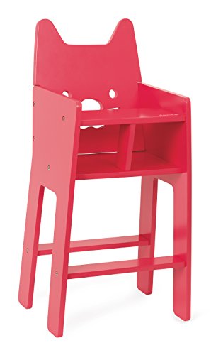 - j05896 - chaise haute babycat bois
