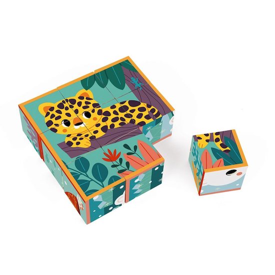  Janod Cubes en carton animaux   code EAN 3700217386245 