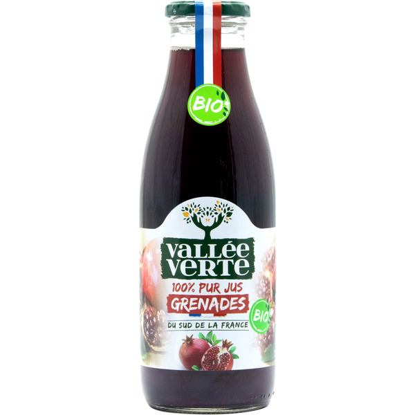 PUR JUS DE GRENADES BIO 
VALLÉE VERTE