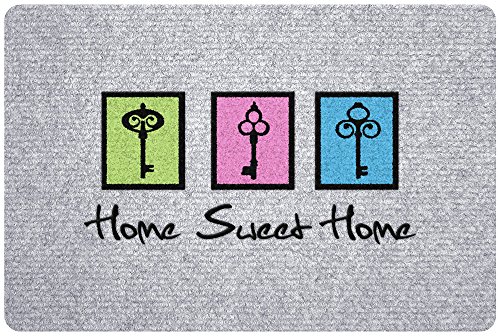 4060 grey'flock home sweet home tapis paillasso...