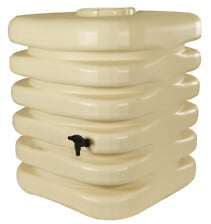 BELLI Kit récupérateur à eau - Cubique - Beige ...